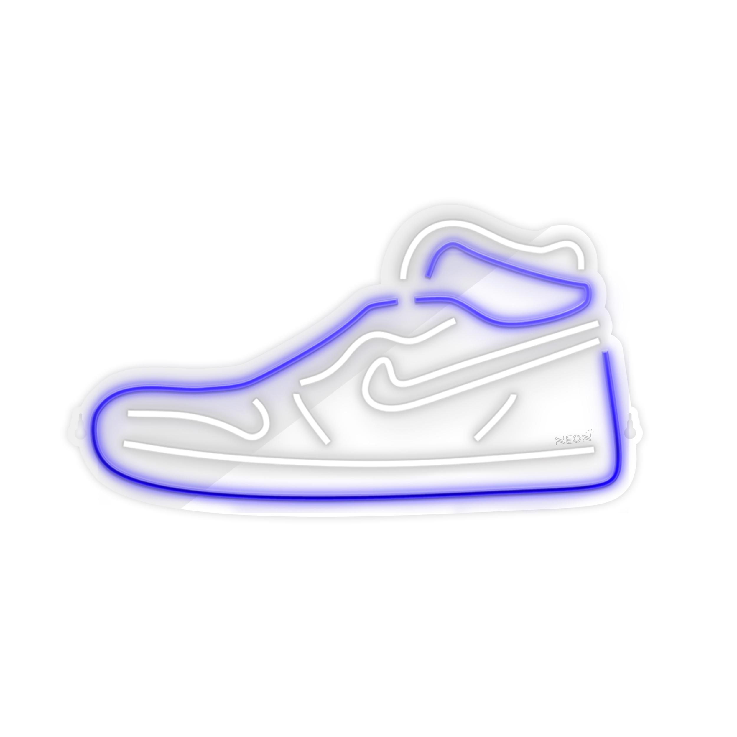 چراغ دیواری نئون دیزاین طرح Shoes-GL_BL