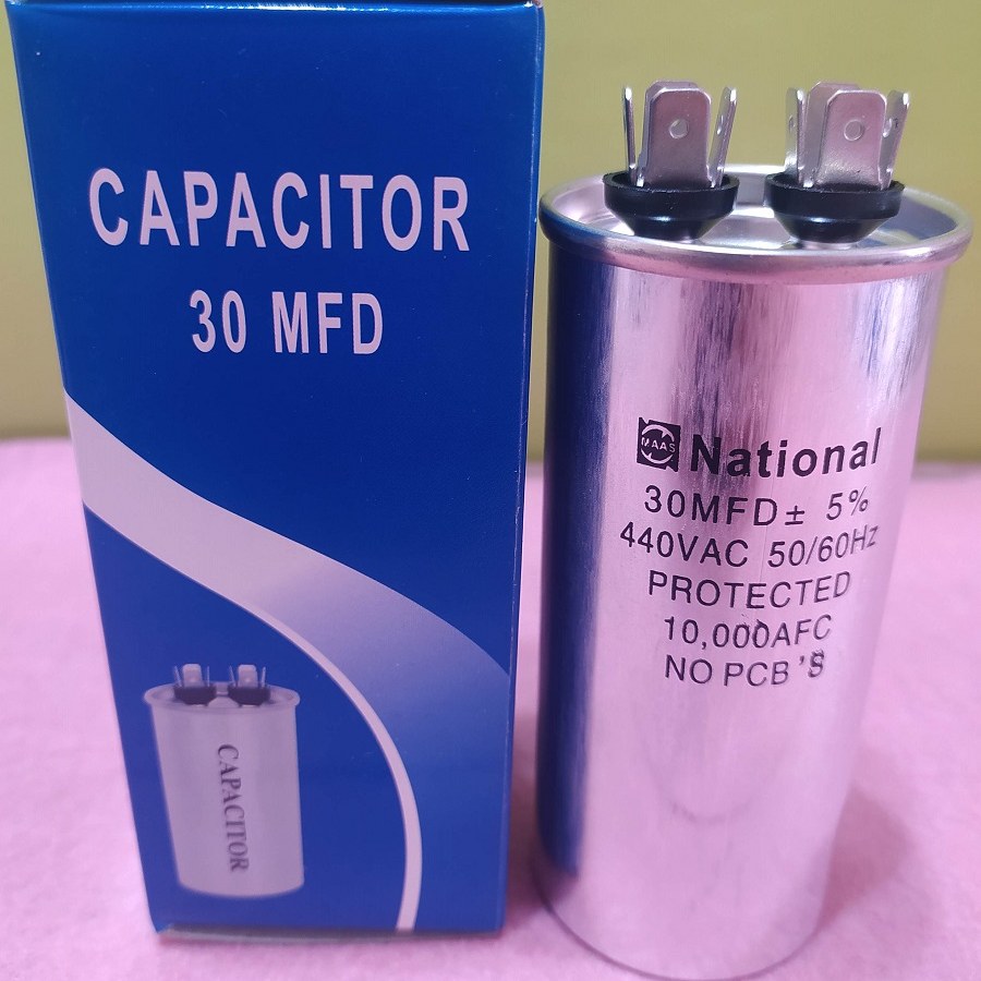 خازن روغنی استوانه ای با ظرفیت30میکروفارادباتولرانس5درصدبرندناسیونال 