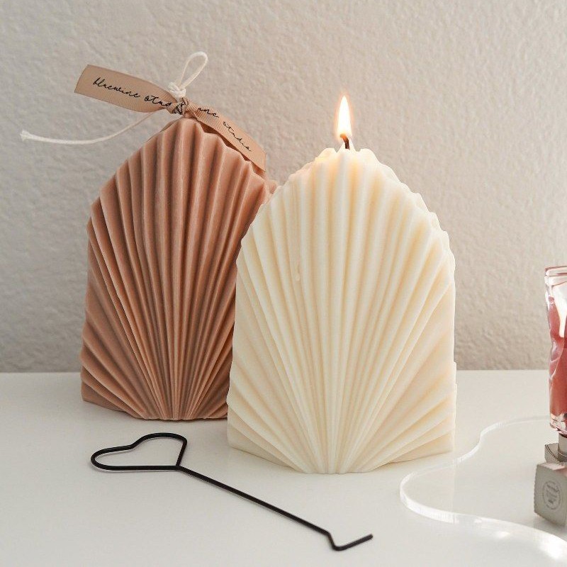 شمع دستساز برگ نخل رنگ و رایحه دلخواه ، تک و عمده 