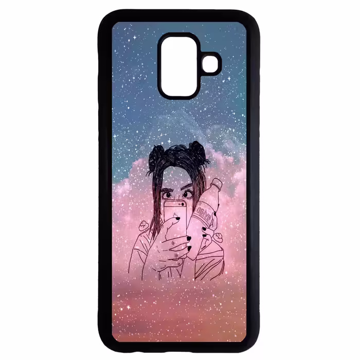 کاور طرح دخترانه کد 1105408719 مناسب برای گوشی موبایل سامسونگ galaxy a6 plus