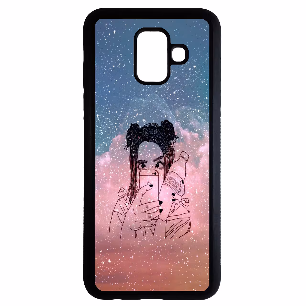 کاور طرح دخترانه کد 1105408719 مناسب برای گوشی موبایل سامسونگ galaxy a6 plus