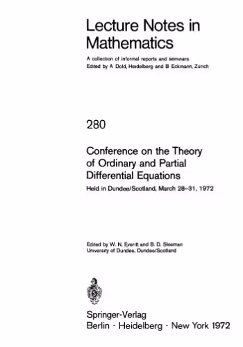 خرید و دانلود نسخه کامل کتاب Conference on the Theory of Ordinary and Partial Differential Equations