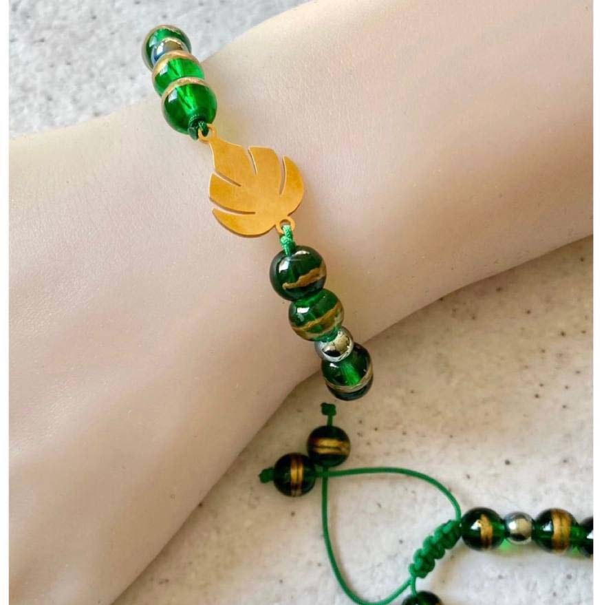 دستبند ساده طرح مروارید در رنگها ی مختلف