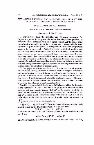 خرید و دانلود نسخه کامل کتاب The mixed problem for laplaces equation in the plane discontinuous boundary values