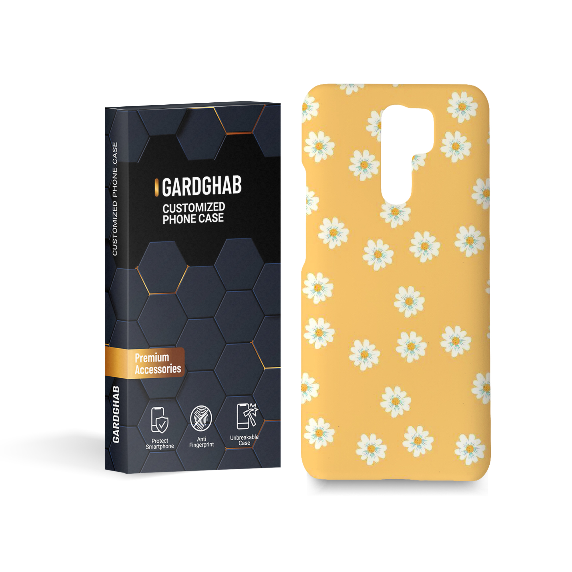 کاور گارد قاب مدل گل مناسب برای گوشی موبایل شیائومی  redmi 9 / 9 prime