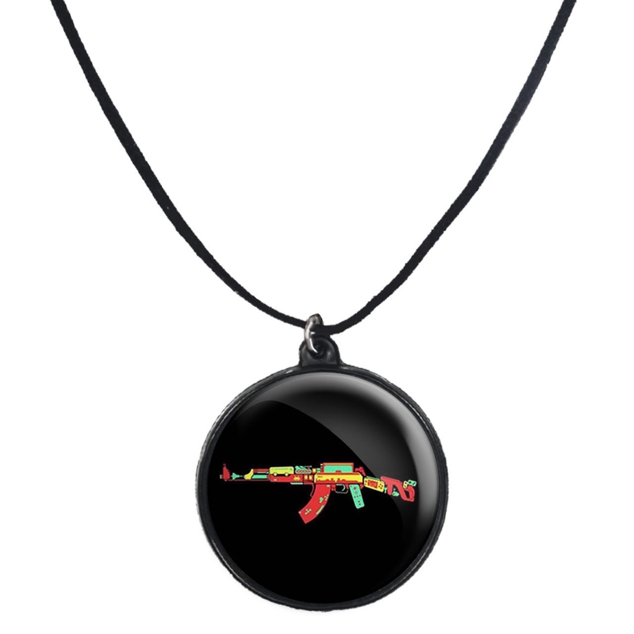 گردنبند پرمانه طرح pubg کد pmb.7849 مدل دو طرفه