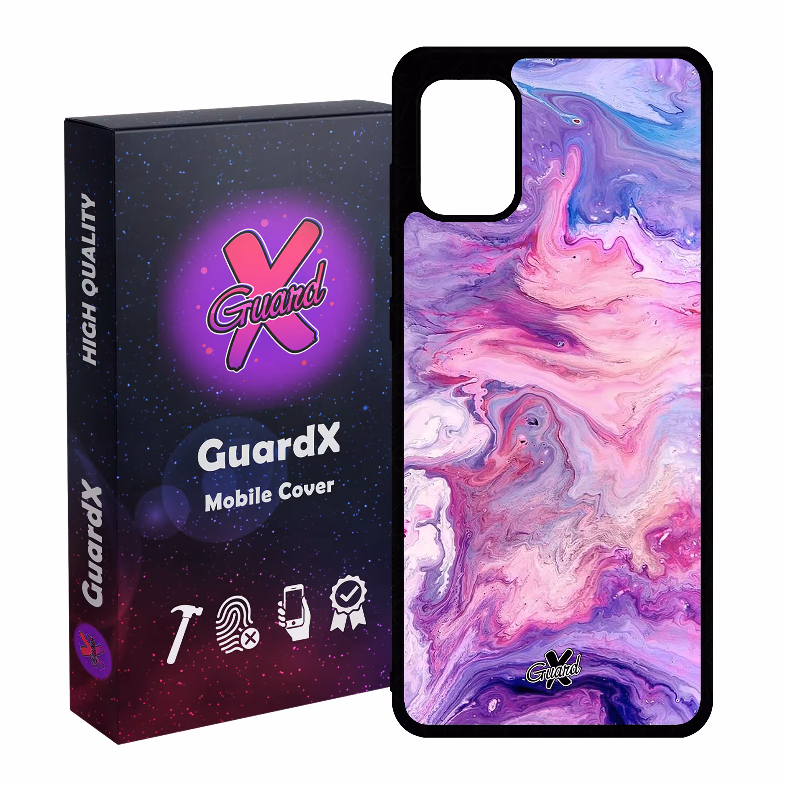 کاور گارد ایکس طرح ماربل مدل Glass10303 مناسب برای گوشی موبایل سامسونگ Galaxy A71