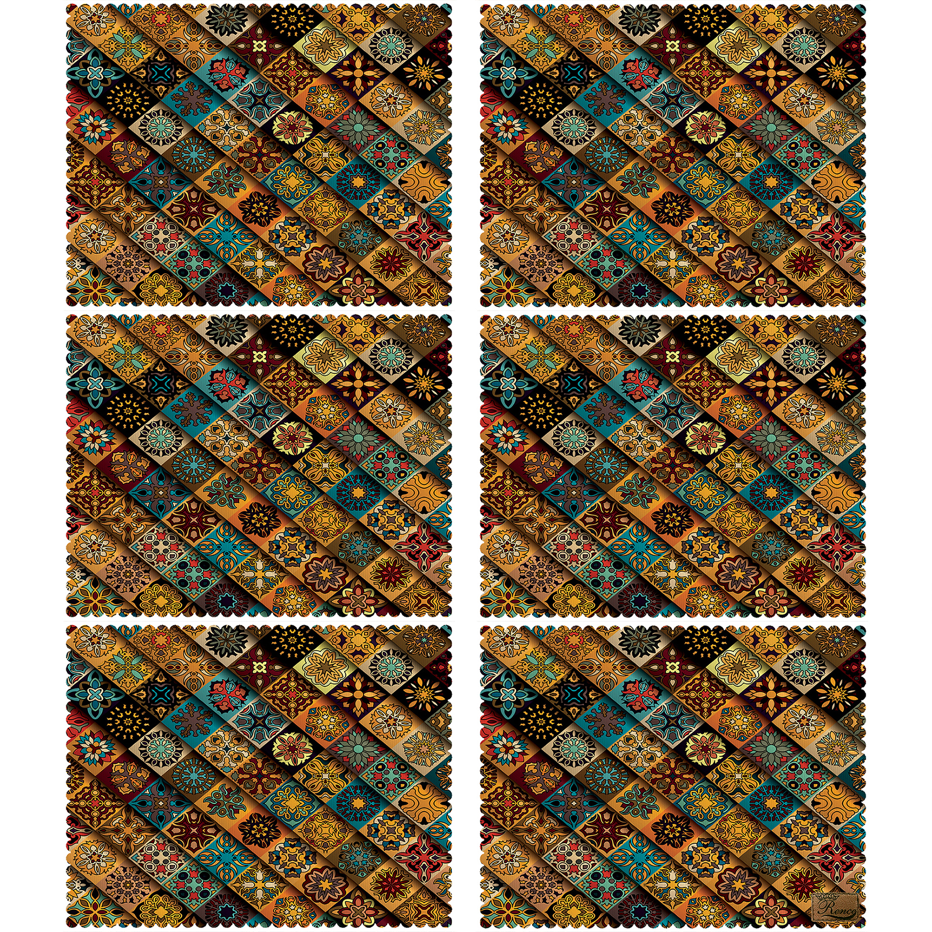 زیربشقابی رنس مدل U3-42524 بسته 6 عددی