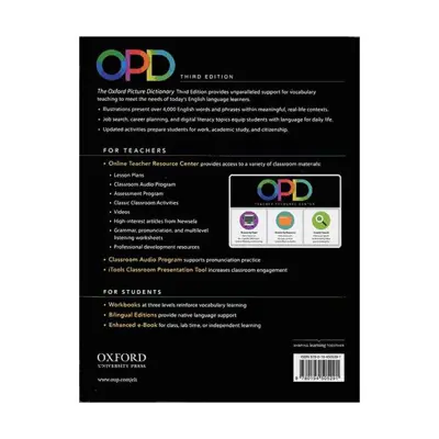 کتاب Oxford Picture Dictionary 3rd اثر jayme Adelson انتشارات آکسفورد