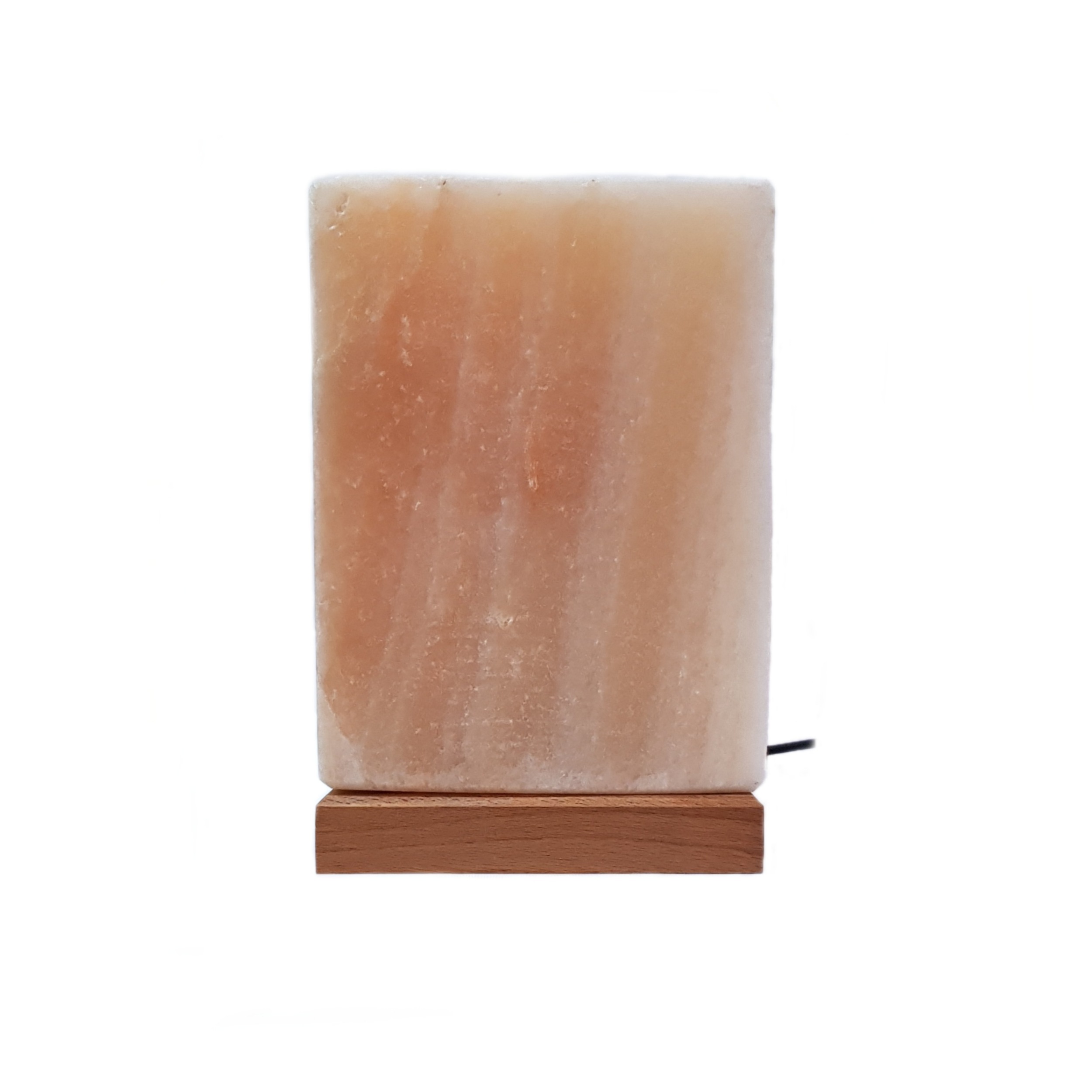 چراغ رومیزی سنگ نمک طرح مکعب مستطیل مدلLRC01