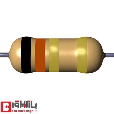 مقاومت 0.1 اهم 1/2 وات 5 درصد