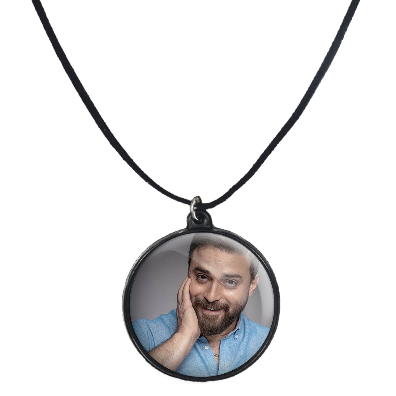 گردنبند پرمانه طرح بابک جهانبخش کد pmb.29134 مدل دو طرفه