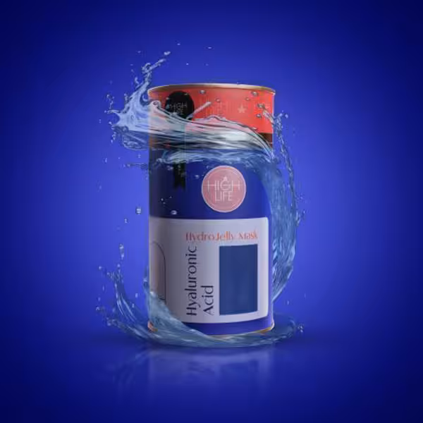 ماسک هیدروژلی هیالورونیک اسید هایلایف High life حجم 300 گرم