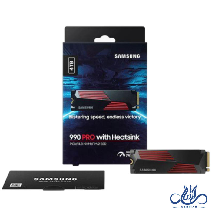 حافظه اس اس دی اینترنال سامسونگ مدل SAMSUNG 990 PRO HEATSINK 4T