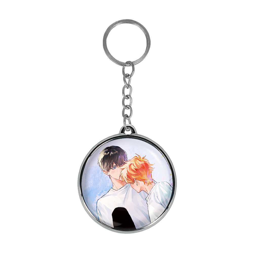 جاکلیدی خندالو مدل انیمه هایکیو Haikyu طرح دوطرفه کد 1777617770