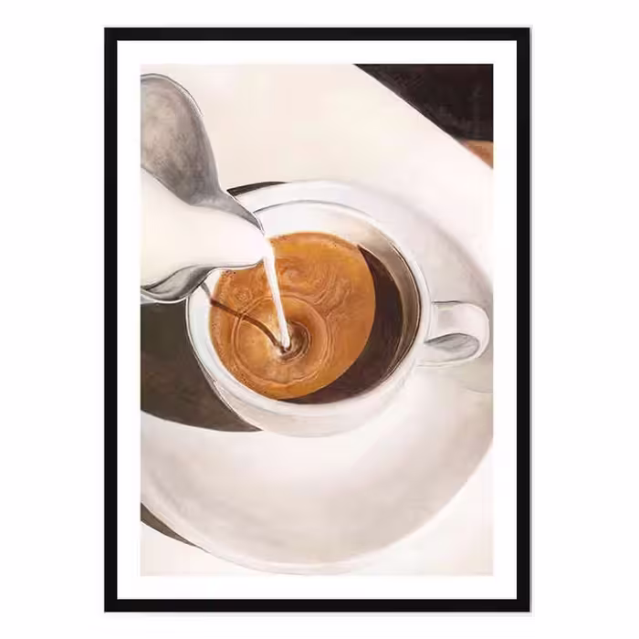 تابلو مدل Morning coffee کد 248901525 | دنیای قاب