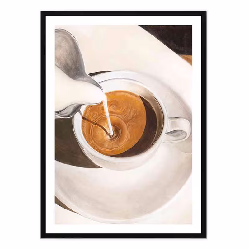 تابلو مدل Morning coffee کد 248901525 | دنیای قاب