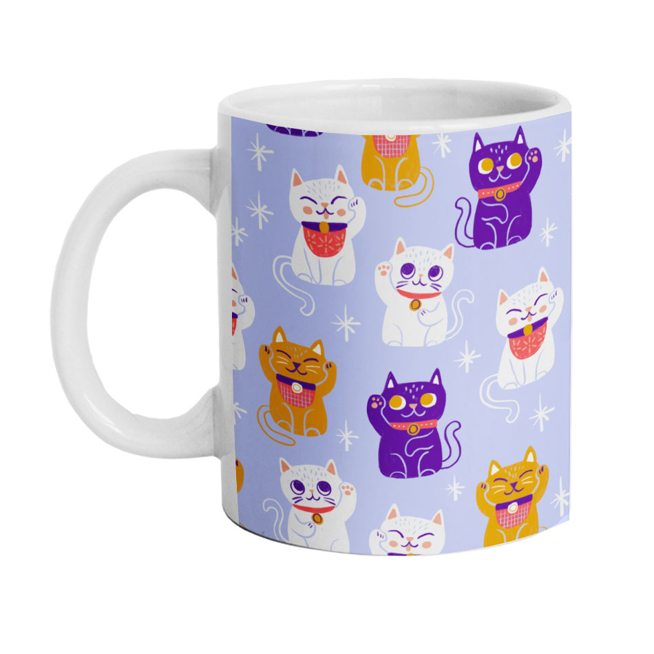 ماگ دارلی طرح گربه فانتزی مدل MG2336