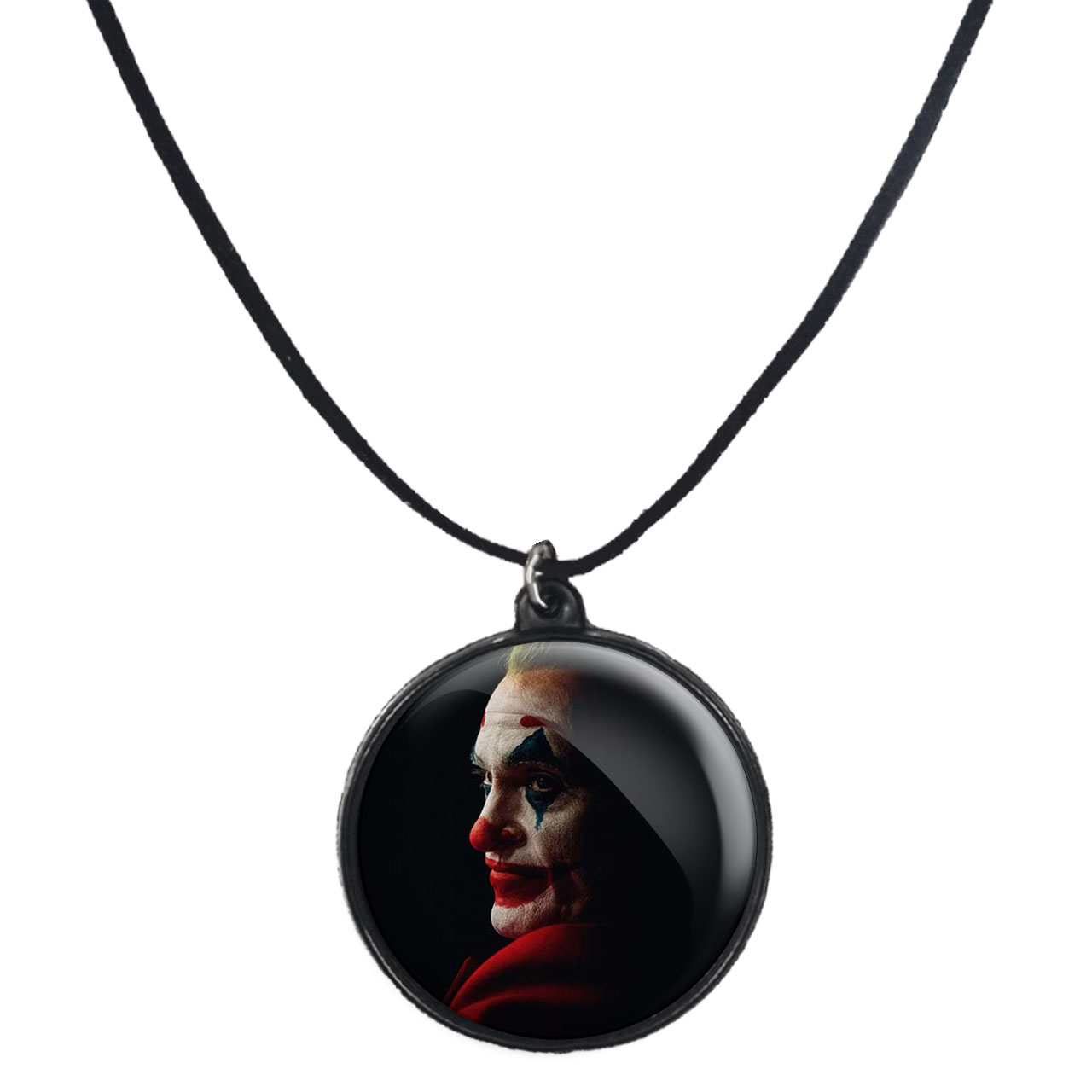 گردنبند پرمانه طرح جوکر کد pmb.7967 مدل دو طرفه 