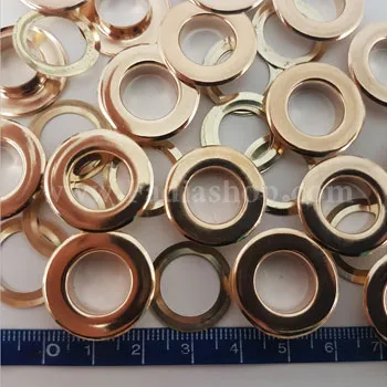 حلقه منگنه 10 با واشر تخت طلایی