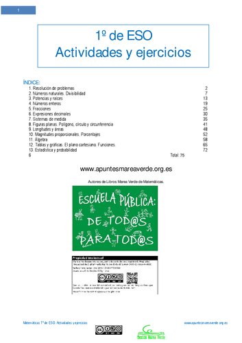 خرید و دانلود نسخه کامل کتاب Matemáticas 1º de ESO (LOMLOE) - Actividades y ejercicios