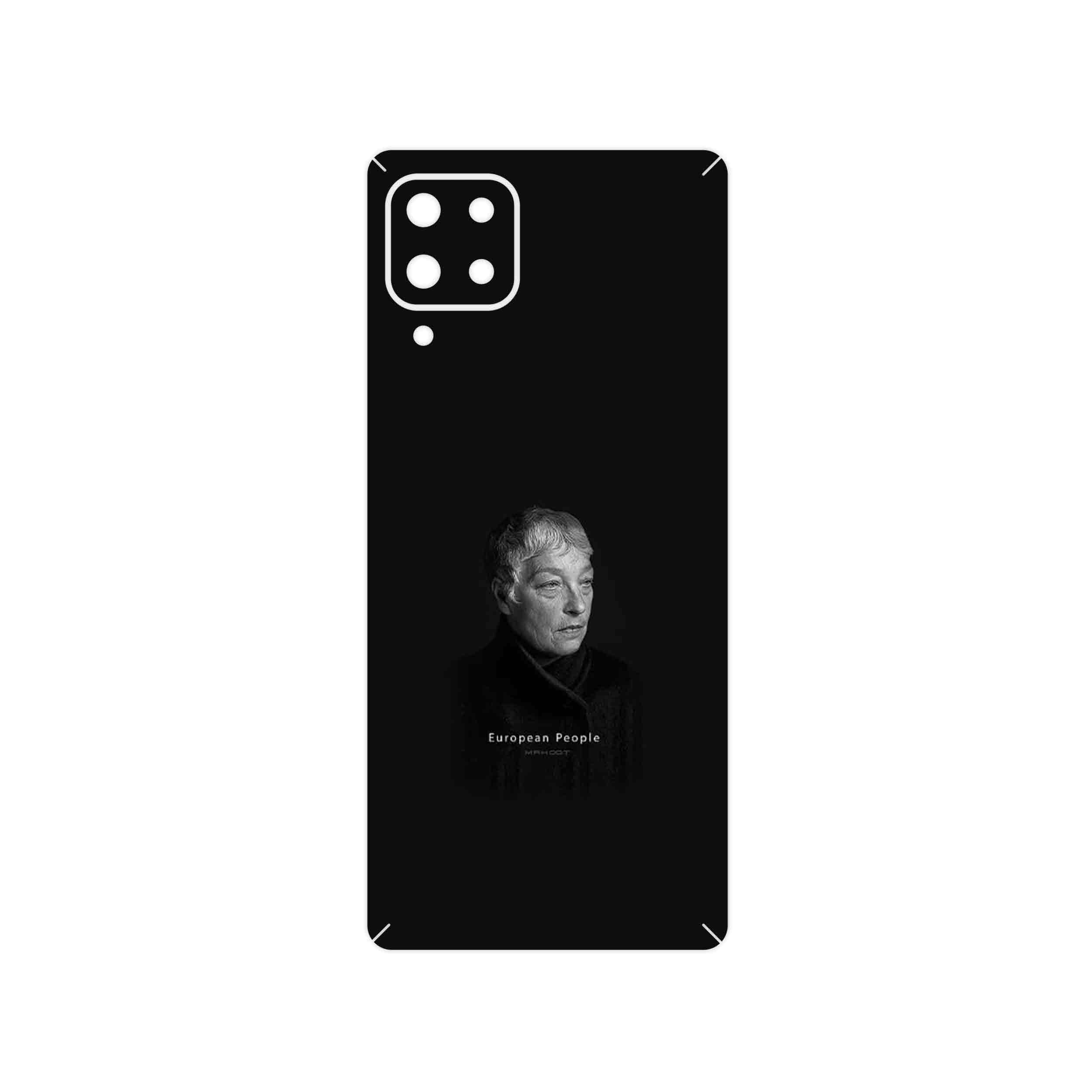 برچسب پوششی ماهوت مدل Portrait of a European Woman مناسب برای گوشی موبایل سامسونگ Galaxy A32 5G