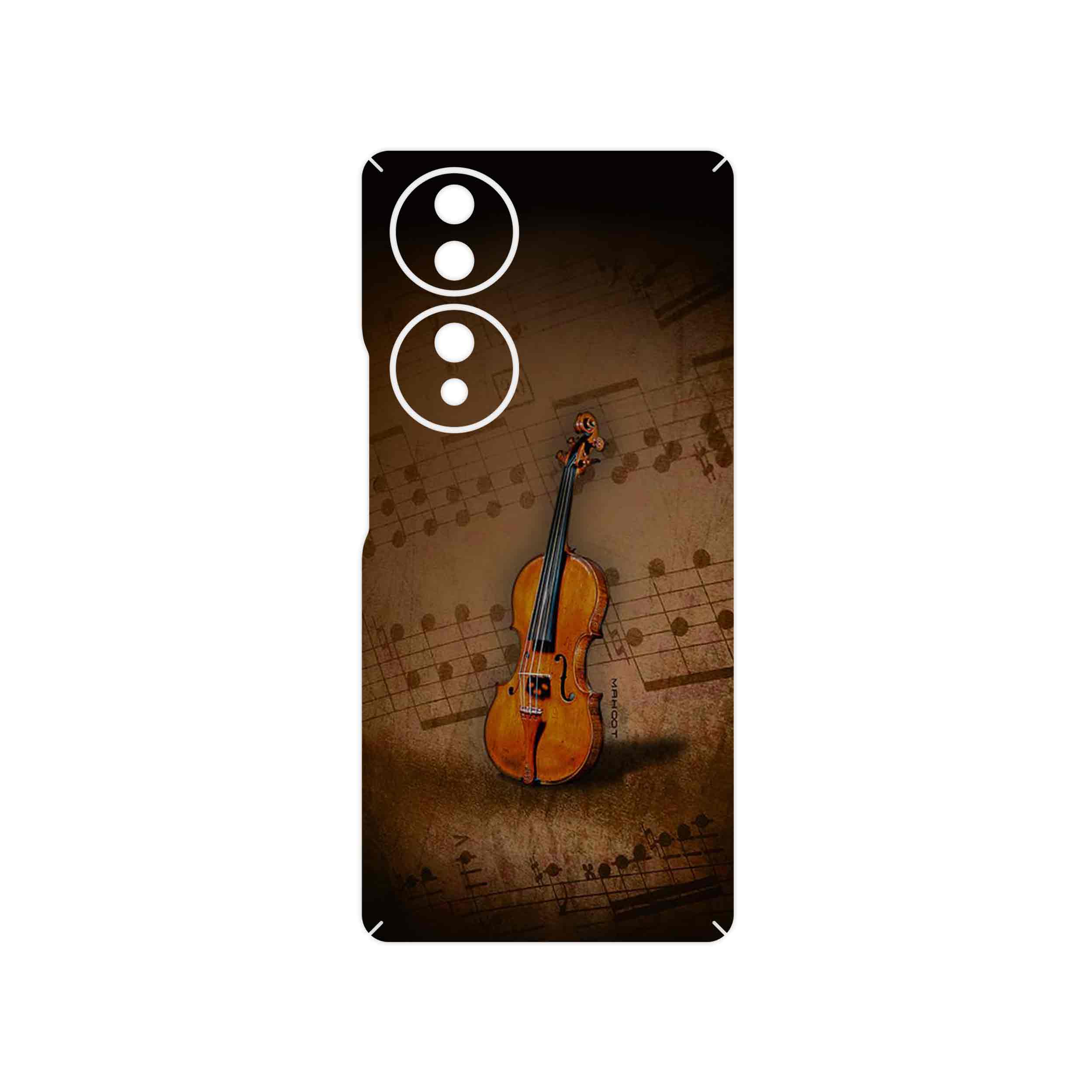 برچسب پوششی ماهوت مدل Violin_Instrument مناسب برای گوشی موبایل آنر 70