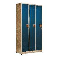 کمد 3 درب شهربانی آرک مدل رنگ استاتیک دو رنگ