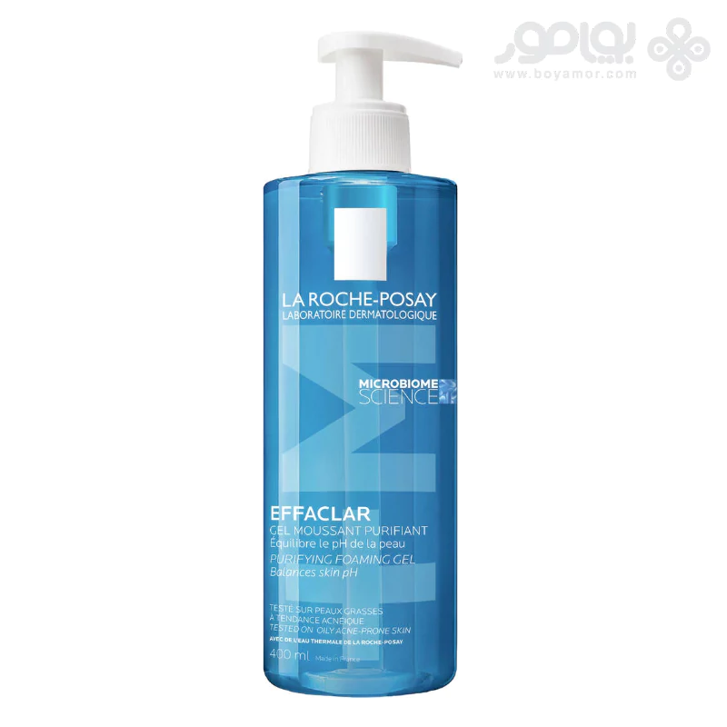 ژل شستشو لاروش پوزای مدل EFFACLAR مناسب پوست چرب حجم 400 میل