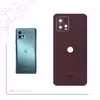 برچسب پوششی ماهوت مدل Matte-Dark-Brown-Leather مناسب برای گوشی موبایل موتورولا Moto G72