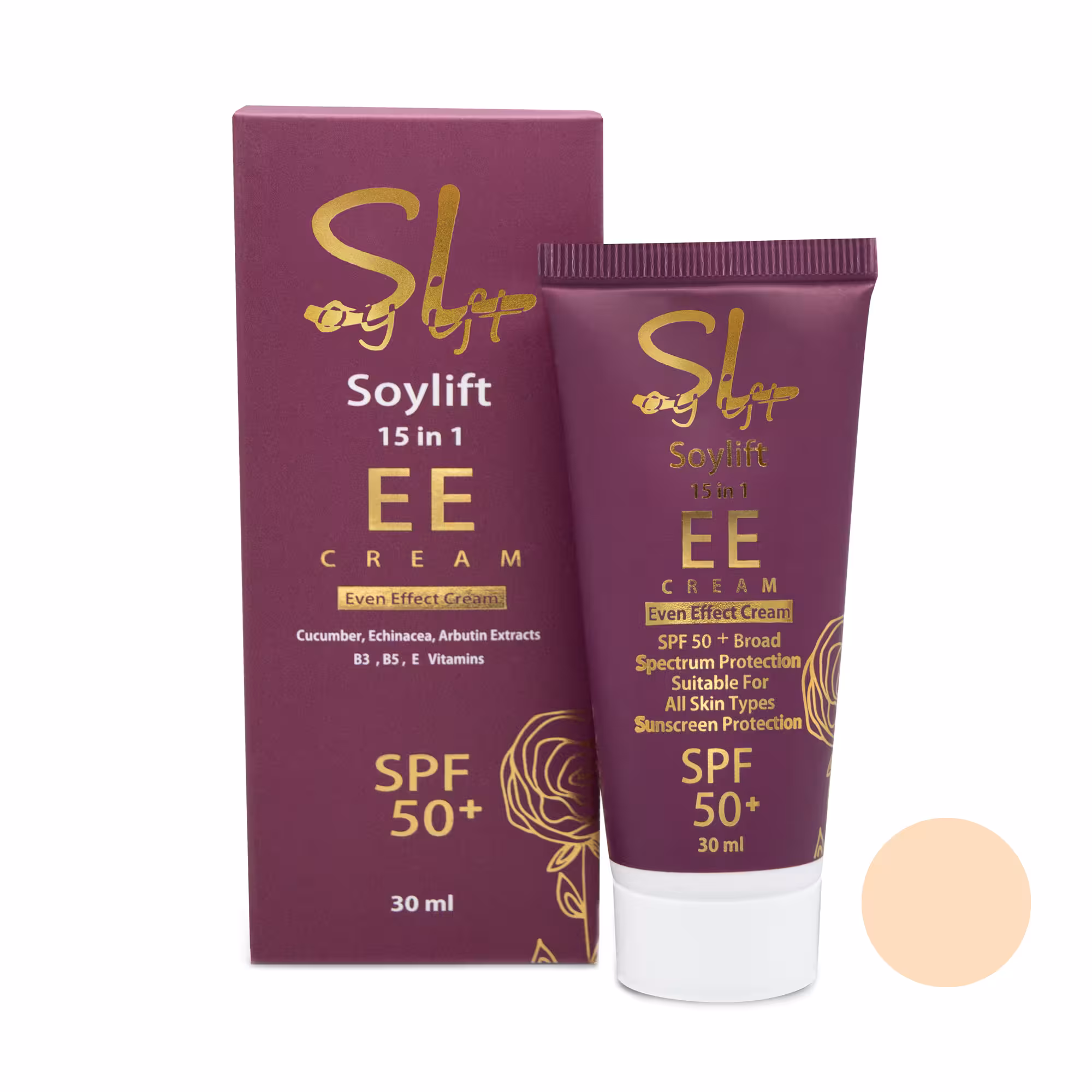 کرم ضد آفتاب سویلیفت مدل Even Efect light حجم 30 میلی لیتر