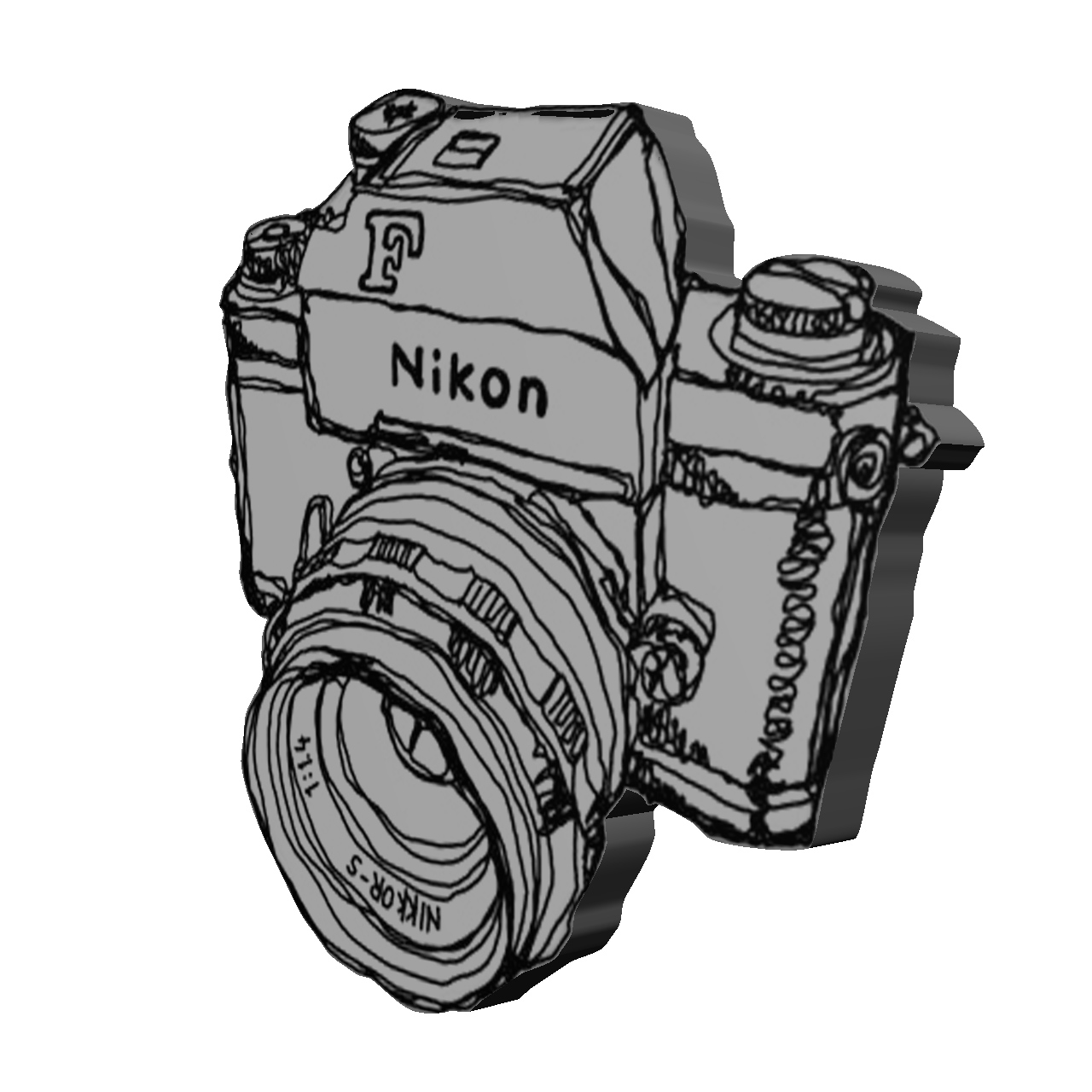 استیکر کنسول طرح دوربین کد 489