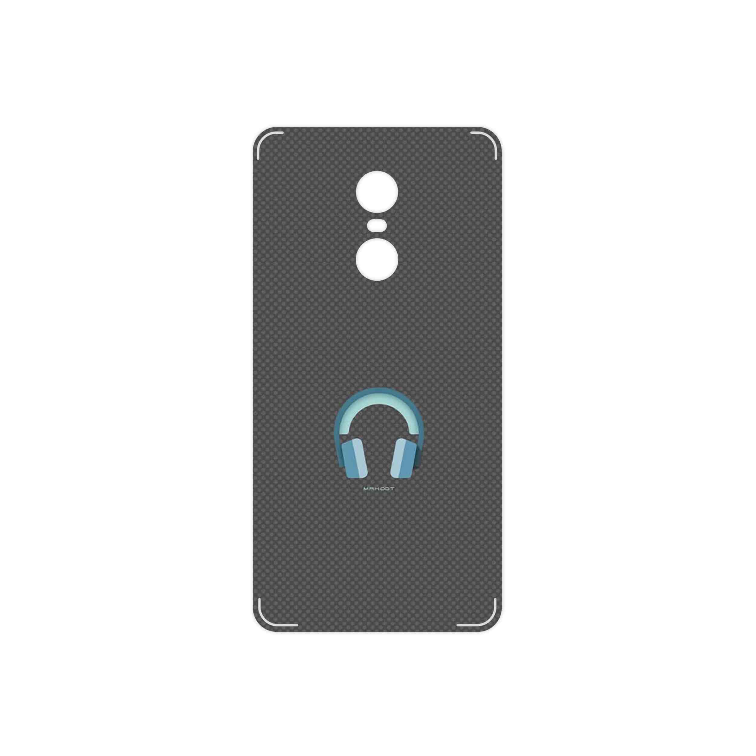 برچسب پوششی ماهوت مدل Minimal Headphone Icon مناسب برای گوشی موبایل شیائومی Redmi Note 4X
