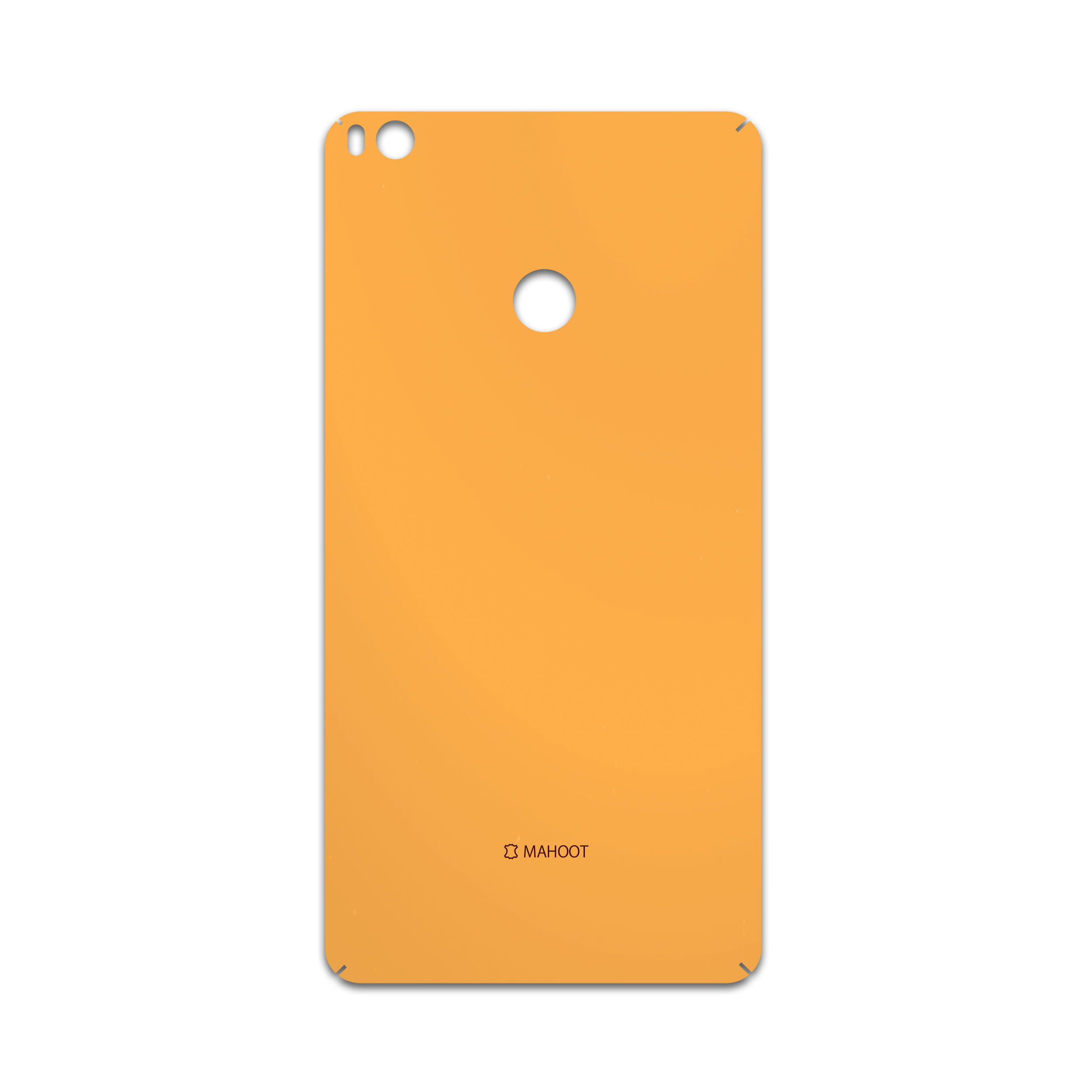 برچسب پوششی ماهوت مدل Matte-Orange مناسب برای گوشی موبایل شیائومی Mi Max 2