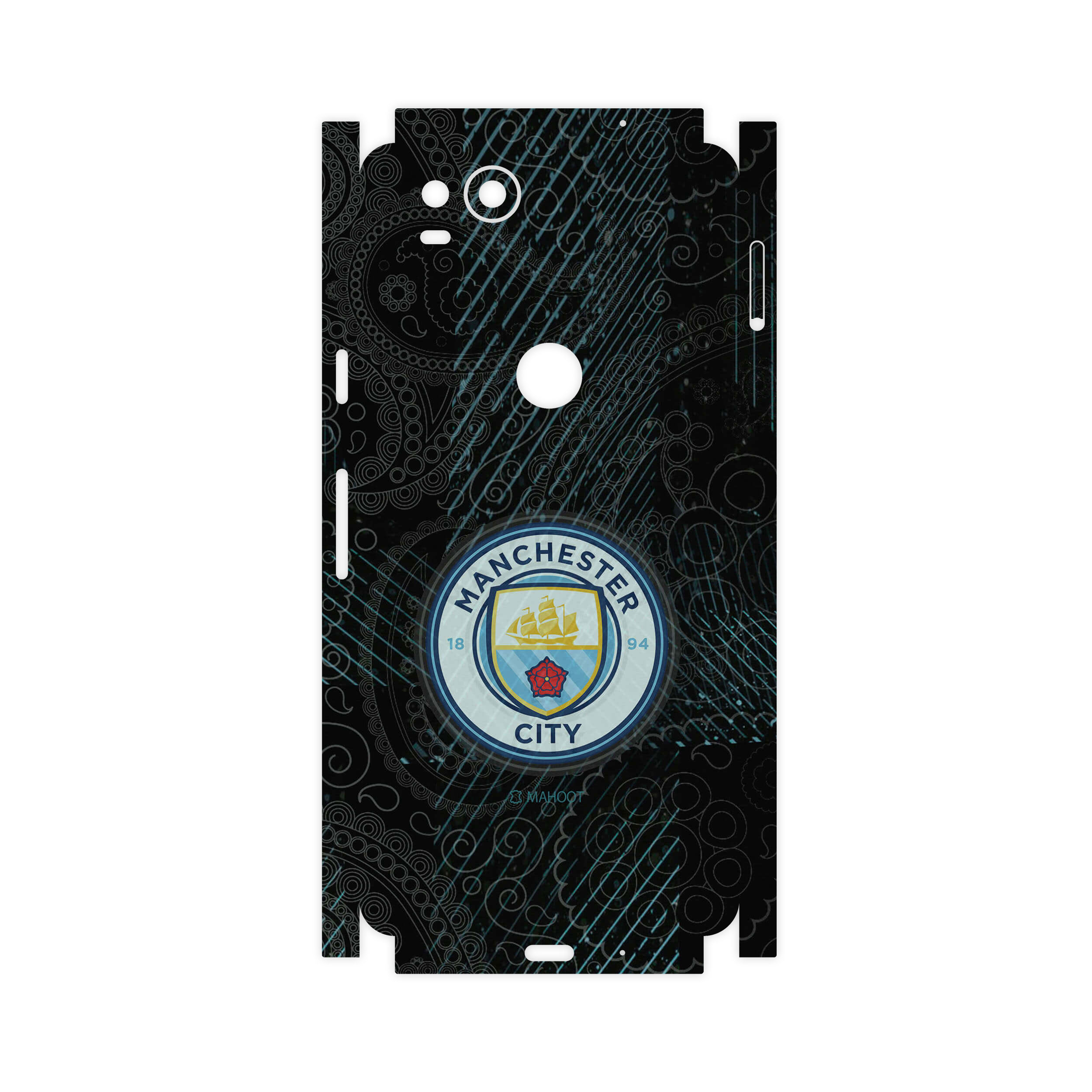 برچسب پوششی ماهوت مدل Manchester-City-FullSkin مناسب برای گوشی موبایل گوگل Pixel 2