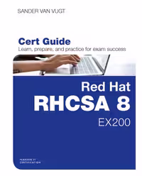 خرید و دانلود نسخه کامل کتاب Red Hat RHCSA 8 Cert Guide: EX200