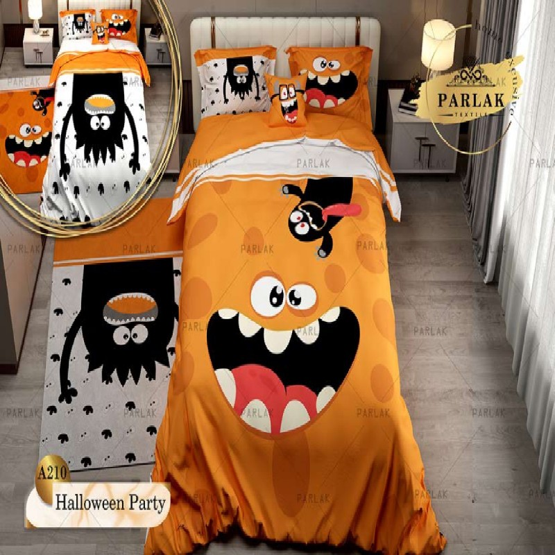 سرویس روتختی پارلاک کد A-210 یکنفره 5 تکه دو رو 