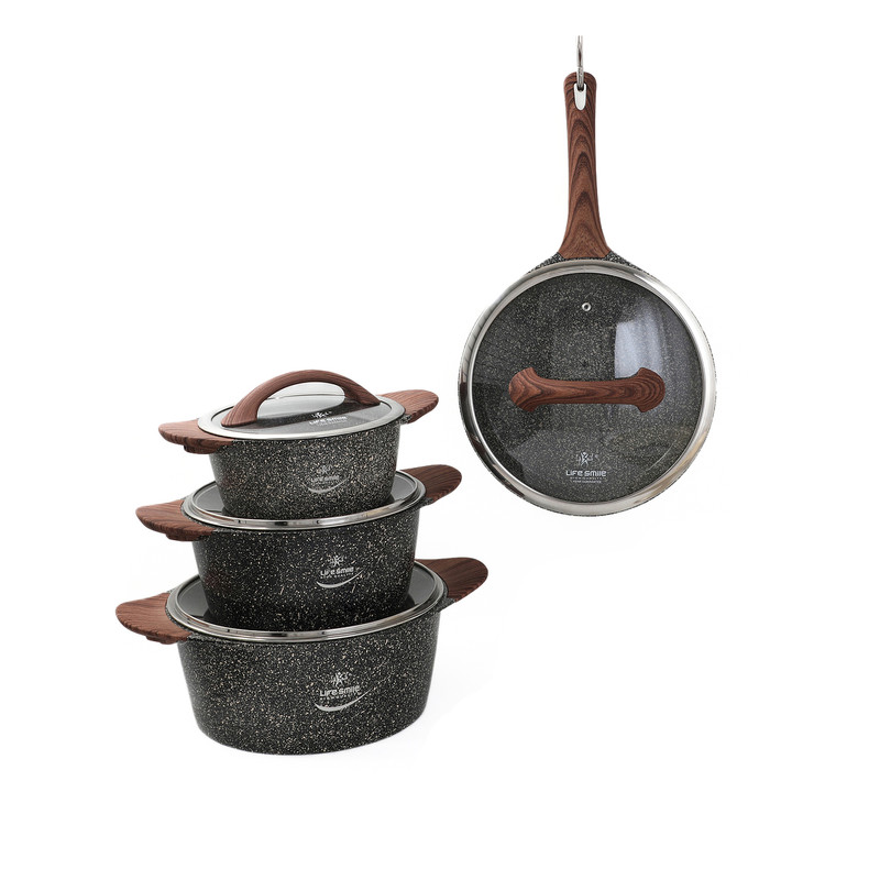 سرویس پخت و پز 8 پارچه لایف اسمایل مدل LIFEP5-8-2 | کالا مکس