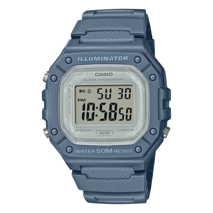 ارسال فوری   گارانتی اصلی شرکتی  ضمانت اورجینال بودن کالا   ساعت مچی اسپرت کاسیو مدل CASIO W-218HC-2AVDF