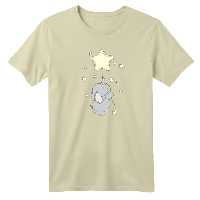 تی شرت آستین کوتاه بچگانه مدل فیل کد 11 رنگ کرم