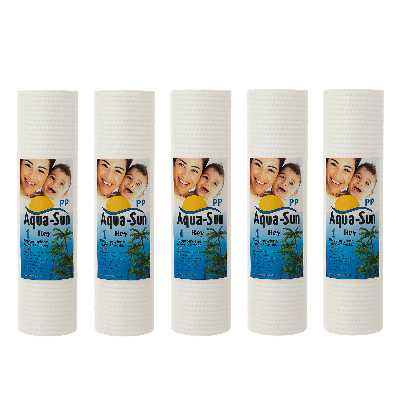 فیلتر دستگاه تصفیه کننده آب آکوا سان ری مدل PP-5 مجموعه 5 عددی