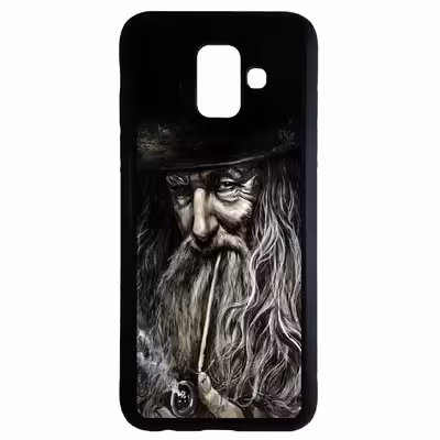 کاور طرح پیرمرد کد 9343 مناسب برای گوشی موبایل سامسونگ galaxy a6 plus 2018