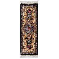 رومیزی فرش دستباف قم پرستان کد DW-5000