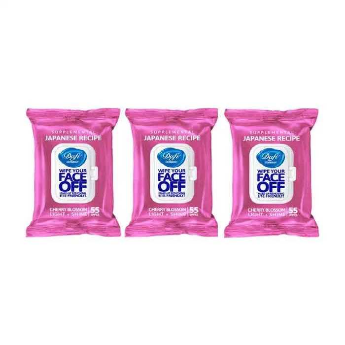 دستمال مرطوب دافی مدل JAPANESE CHERRY BLOSSOM بسته 55 عددی