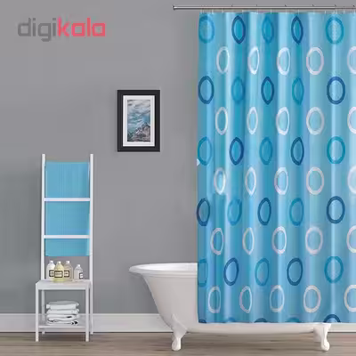 پرده حمام دلفین کد TOR- 5033 سایز 200×180 سانتی متر 