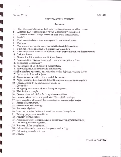 خرید و دانلود نسخه کامل کتاب Deformation theory
