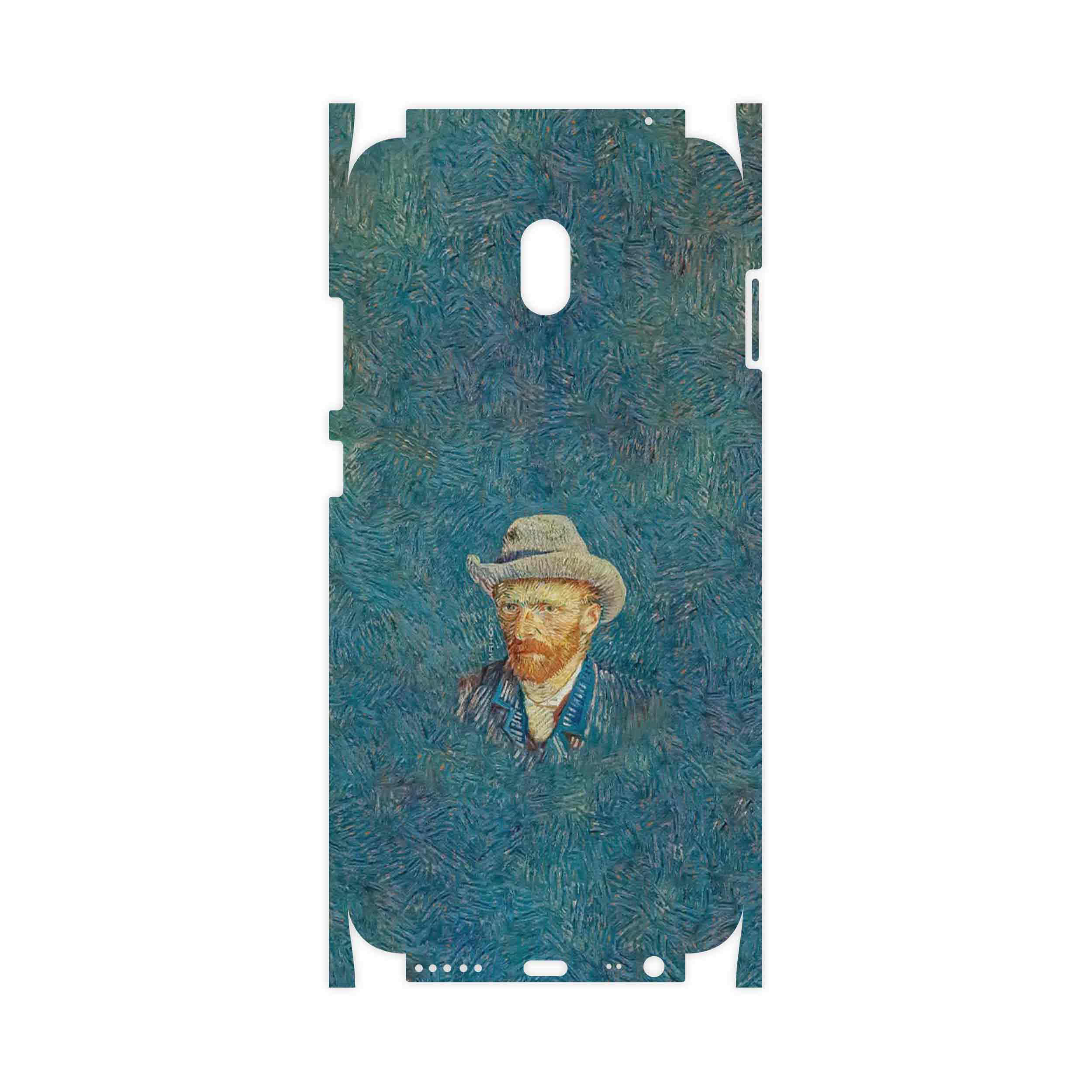 برچسب پوششی ماهوت مدل Self portrait with a gray felt hat-FullSkin مناسب برای گوشی موبایل شیائومی Redmi 8A