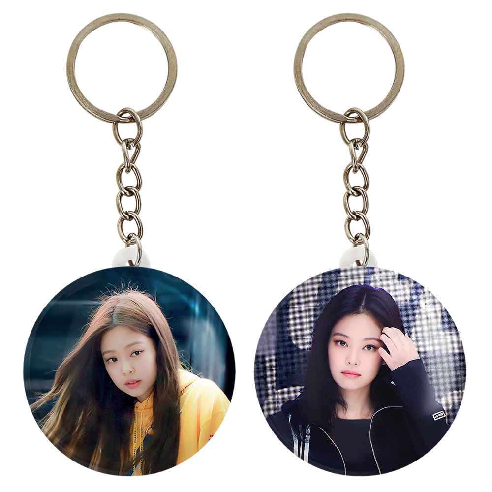 جاکلیدی خندالو مدل جنی بلک پینک کد 1405814067 مجموعه 2 عددی