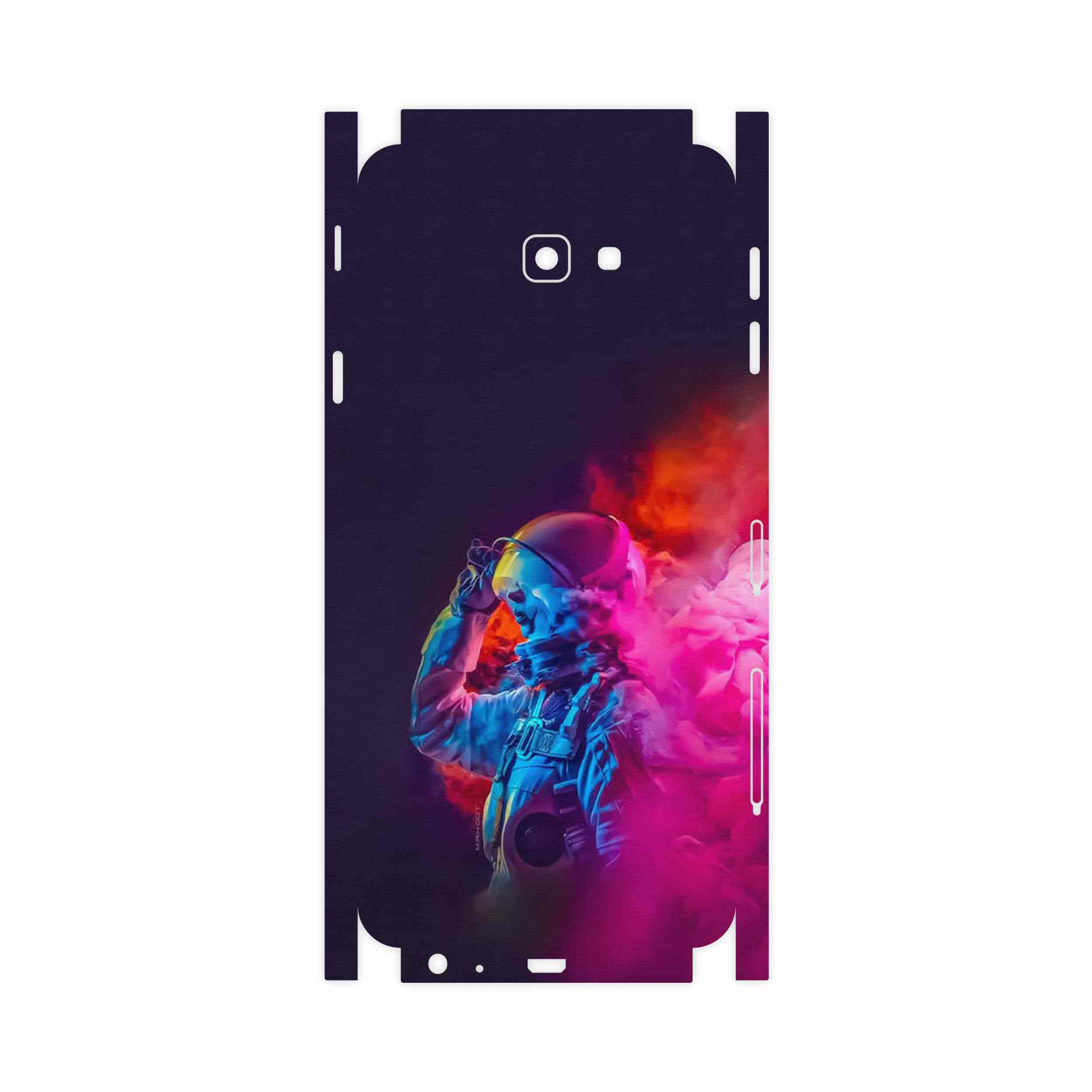برچسب پوششی ماهوت مدل Smoke Rainbow Digital Art 1-FullSkin مناسب برای گوشی موبایل سامسونگ Galaxy J4 Plus