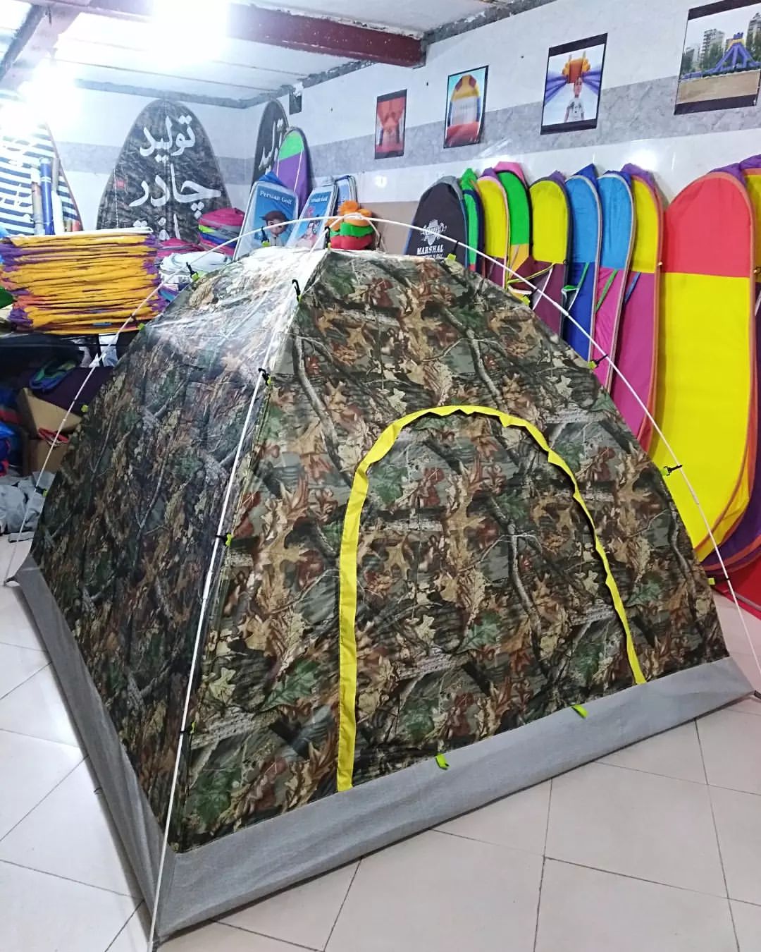 چادر مسافرتی مدل عصایی و میله ای مناسب